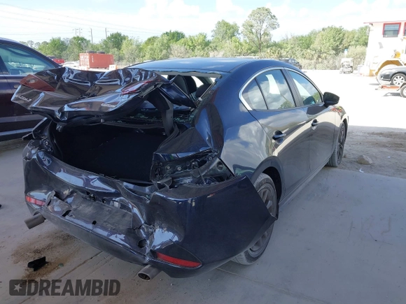 2024 Mazda 3 S with VIN 3MZBPAAM4RM423330, listed as a IAAI auction lot 41582454 with 12,604 mi miles and . Bid and sale history available at DreamBid. Image 4.