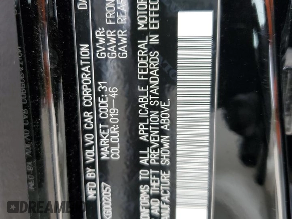 2019 Volvo S60 Momentum with VIN 7JR102FK9KG002057, listed as a Copart auction lot 48382804 with 41,175 mi miles. Bid and sale history available at carsss.com. Image 13.