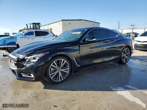 2022 Infiniti Q60 3.0t LUXE with VIN JN1EV7KKXNM600476, listed as a Copart auction lot 85603044 with NaN miles and Salvage Title. Bid and sale history available at carsss.com. Image 1.