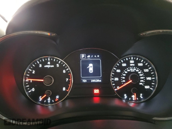 2018 Kia Forte LX with VIN 3KPFL4A77JE224279, listed as a Copart auction lot 47986725 with 144,124 mi miles and Salvage Title. Bid and sale history available at carsss.com. Image 9.