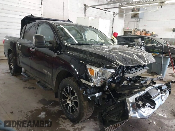 2021 Nissan Titan Pro-4X with VIN 1N6AA1ED6MN517649, listed as a IAAI auction lot 41731345 with 71,855 mi miles and . Bid and sale history available at DreamBid. Image 1.