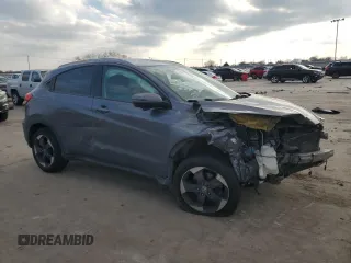 2018 Honda HR-V EX-L Navi with VIN 3CZRU5H76JM714864, listed as a Copart auction lot 44282305 with Not Provided miles and Salvage Title. Bid and sale history available at carsss.com. Image 4.