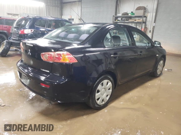 2009 Mitsubishi Lancer DE with VIN JA3AU16U29U015659, listed as a Copart auction lot 41506595 with 142,583 mi miles and Salvage Title. Bid and sale history available at carsss.com. Image 3.