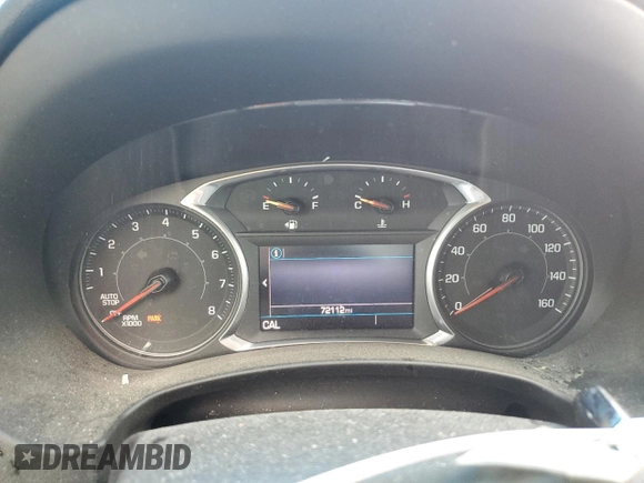 2022 GMC Terrain SLE with VIN 3GKALMEV1NL165741, listed as a Copart auction lot 53350335 with 72,112 mi miles and Salvage title. Bid and sale history available at DreamBid. Image 9.