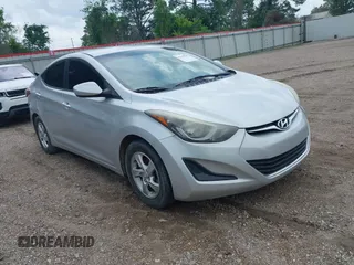 2015 Hyundai Elantra SE with VIN 5NPDH4AE9FH549073, listed as a IAAI auction lot 42113615 with 124,115 mi miles and . Bid and sale history available at DreamBid. Image 1.