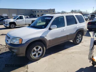 2005 Mazda Tribute S with VIN 4F2CZ06115KM38525, listed as a Copart auction lot 85772994 with 203,704 mi miles and Salvage Title. Bid and sale history available at carsss.com. Image 1.