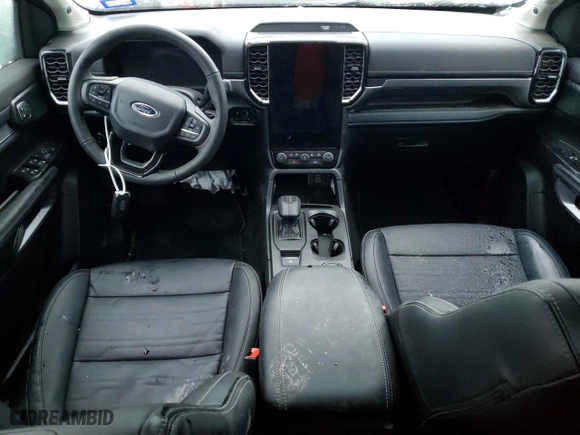 2024 Ford Ranger LARIAT with VIN 1FTER4KH0RLE32959, listed as a Copart auction lot 85358994 with 8,880 mi miles and Salvage Title. Bid and sale history available at carsss.com. Image 8.