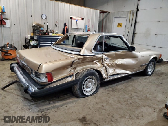 1981 Mercedes-Benz 380 with VIN WDBBA45A4BB004119, listed as a Copart auction lot 50952735 with 148,468 mi miles and Clean Title. Bid and sale history available at carsss.com. Image 3.