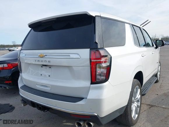 2023 Chevrolet Tahoe High Country with VIN 1GNSKTKL9PR469015, listed as a IAAI auction lot 41307293 with 20,618 mi miles. Bid and sale history available at carsss.com. Image 4.