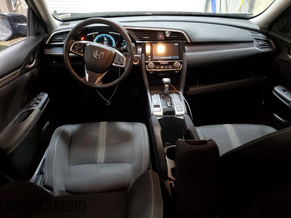 2017 Honda Civic EX-T with VIN 2HGFC1F34HH659846, listed as a Copart auction lot 48987095 with 96,300 mi miles and Salvage Title. Bid and sale history available at carsss.com. Image 8.