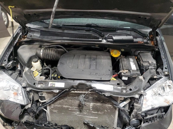 2019 Dodge Grand Caravan SXT with VIN 2C4RDGCG9KR546222, listed as a Copart auction lot 87063844 with 177,508 mi miles and Salvage Title. Bid and sale history available at carsss.com. Image 12.