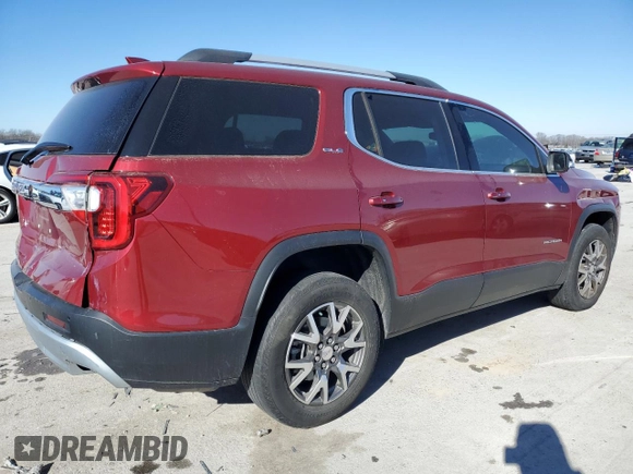 2020 GMC Acadia SLE with VIN 1GKKNKLS5LZ215736, listed as a Copart auction lot 41980705 with 93,667 mi miles and Clean Title. Bid and sale history available at carsss.com. Image 3.