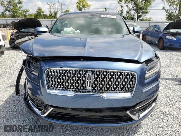 2019 Lincoln Nautilus Select z VIN 2LMPJ8K92KBL24090, wystawiony jako Copart lot #55441825 z przebiegiem 43 703 mil mil oraz Nie do naprawy • Non repairable. Historia ofert i sprzedaży dostępna na DreamBid. Obrazek 5.