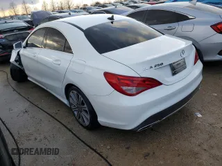 2018 Mercedes-Benz CLA with VIN WDDSJ4EB3JN632864, listed as a Copart auction lot 37143973 with 48,607 mi miles. Bid and sale history available at carsss.com. Image 2.