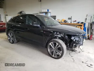 2023 Audi Q5 Sportback S line Premium Plus with VIN WA15AAFY9P2045081, listed as a Copart auction lot 58192475 with 40,107 mi miles and Salvage title. Bid and sale history available at DreamBid. Image 4.