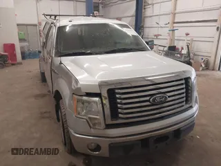 2010 Ford F-150 XL with VIN 1FTEW1C81AFD71341, listed as a IAAI auction lot 41381998 with 216,959 mi miles. Bid and sale history available at carsss.com. Image 1.