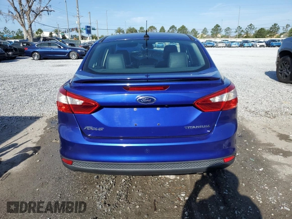 2014 Ford Focus Titanium with VIN 1FADP3J29EL404862, listed as a Copart auction lot 50930435 with 82,728 mi miles and Salvage Title. Bid and sale history available at carsss.com. Image 6.