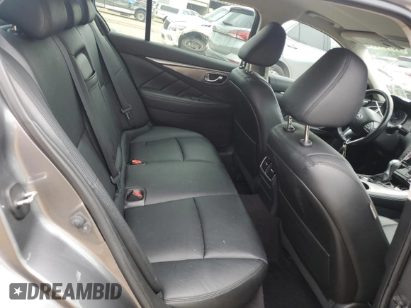 2015 Infiniti Q50 with VIN JN1BV7APXFM342123, listed as a Copart auction lot 58761595 with 88,260 mi miles and Salvage title. Bid and sale history available at DreamBid. Image 10.