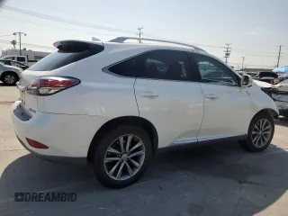 2014 Lexus RX 350 with VIN JTJZK1BA7E2010384, listed as a Copart auction lot 54106235 with 169,142 mi miles and Salvage Title. Bid and sale history available at DreamBid. Image 3.