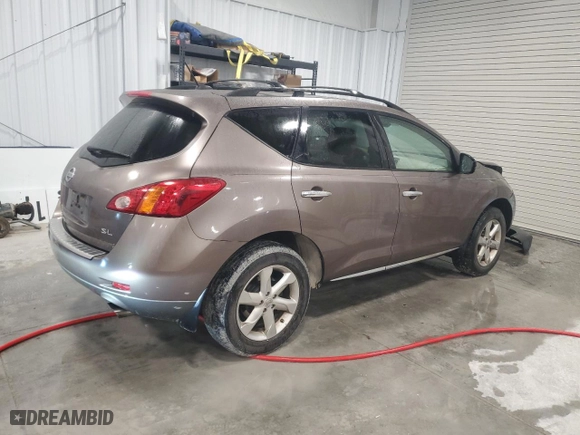 2009 Nissan Murano S with VIN JN8AZ18U79W001961, listed as a Copart auction lot 47560535 with 182,591 mi miles and Clean Title. Bid and sale history available at carsss.com. Image 3.