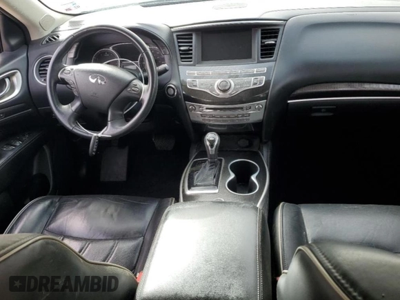 2017 Infiniti QX60 with VIN 5N1DL0MN4HC507133, listed as a Copart auction lot 48823865 with 184,428 mi miles and Salvage Title. Bid and sale history available at carsss.com. Image 8.