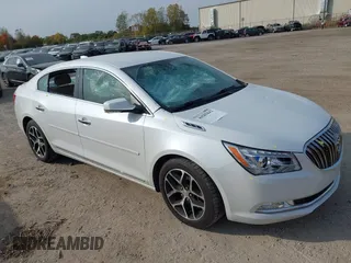 2016 Buick LaCrosse Sport Touring with VIN 1G4G45G37GF281927, listed as a IAAI auction lot 40585842 with 116,409 mi miles. Bid and sale history available at carsss.com. Image 1.