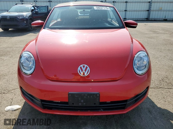 2015 Volkswagen Beetle 1.8T with VIN 3VW517AT0FM803740, listed as a Copart auction lot 59227115 with Not provided miles and Salvage title. Bid and sale history available at DreamBid. Image 5.