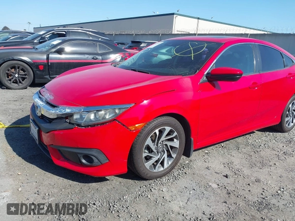 2016 Honda Civic Sedan EX with VIN 2HGFC2F86GH504117, listed as a IAAI auction lot 41935116 with 147,848 mi miles. Bid and sale history available at carsss.com. Image 23.