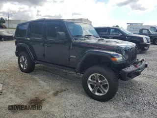 2020 Jeep Wrangler Unlimited Recon с VIN 1C4HJXFNXLW263190, выставлен на аукционе Copart как лот 58929595 с пробегом 46 339 миль миль и Списание • Salvage title. История ставок и продаж доступна на DreamBid. Изображение 4.