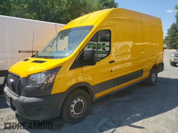 2023 Ford Transit Cargo with VIN 1FTBR1X87PKA73817, listed as a Copart auction lot 60380665 with 40,487 mi miles and Salvage title. Bid and sale history available at DreamBid. Image 1.