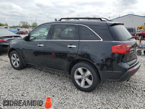 2012 Acura MDX Tech Pkg with VIN 2HNYD2H31CH500292, listed as a Copart auction lot 54661635 with 136,885 mi miles and Salvage Title. Bid and sale history available at carsss.com. Image 2.