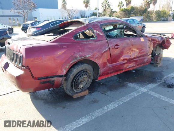 2007 Ford Mustang Deluxe with VIN 1ZVFT80N975298733, listed as a IAAI auction lot 41366125 with Not Provided miles and . Bid and sale history available at DreamBid. Image 4.