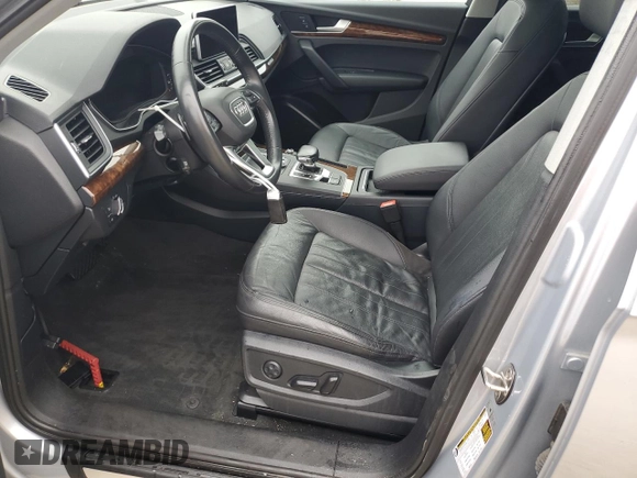 2018 Audi Q5 Premium Plus with VIN WA1BNAFYXJ2150534, listed as a Copart auction lot 59763445 with 47,983 mi miles and Salvage title. Bid and sale history available at DreamBid. Image 7.