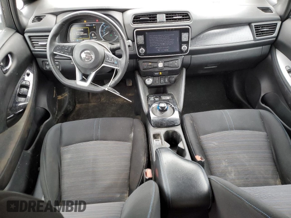 2020 Nissan LEAF SV Plus with VIN 1N4BZ1CP6LC301328, listed as a Copart auction lot 46263255 with 23,034 mi miles and Salvage Title. Bid and sale history available at DreamBid. Image 8.