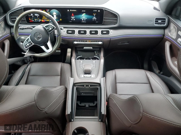 2022 Mercedes-Benz GLS 450 with VIN 4JGFF5KE1NA701996, listed as a Copart auction lot 47044115 with 44,110 mi miles and Salvage title. Bid and sale history available at DreamBid. Image 8.
