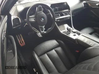 2021 BMW 8 Series M850i xDrive with VIN WBABC4C0XMCG35539, listed as a Copart auction lot 52070705 with 0 mi miles and Non Repairable. Bid and sale history available at carsss.com. Image 8.