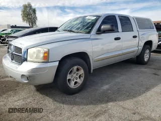 2005 Dodge Dakota SLT with VIN 1D7HE48N95S177871, listed as a Copart auction lot 46005395 with 141,978 mi miles and Clean Title. Bid and sale history available at DreamBid. Image 1.