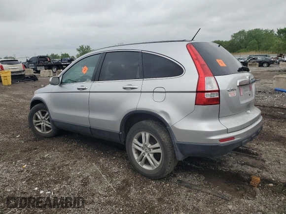 2010 Honda CR-V EX-L with VIN 5J6RE4H7XAL097414, listed as a Copart auction lot 58000745 with Not provided miles and Salvage title. Bid and sale history available at DreamBid. Image 2.