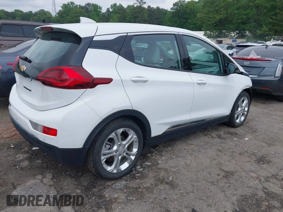 2020 Chevrolet Bolt EV LT with VIN 1G1FY6S07L4145819, listed as a IAAI auction lot 42098994 with 50,456 mi miles and . Bid and sale history available at DreamBid. Image 4.
