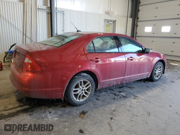 2010 Ford Fusion S with VIN 3FAHP0GA7AR103937, listed as a Copart auction lot 46330595 with 112,212 mi miles and Clean Title. Bid and sale history available at carsss.com. Image 3.