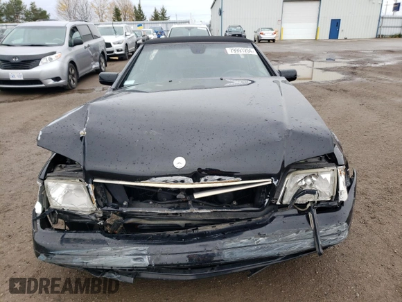1997 Mercedes-Benz SL 500 z VIN WDBFA63F5VF145337, wystawiony jako Copart lot #79991204 z przebiegiem 134 424 mil mil oraz Szkoda całkowita • Salvage title. Historia ofert i sprzedaży dostępna na DreamBid. Obrazek 5.