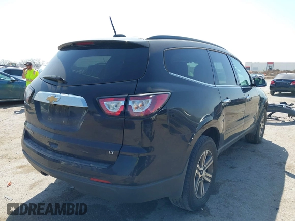 2017 Chevrolet Traverse LT with VIN 1GNKRGKD2HJ271453, listed as a IAAI auction lot 41843130 with 136,711 mi miles and . Bid and sale history available at DreamBid. Image 4.
