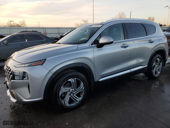 2022 Hyundai Santa Fe SEL with VIN 5NMS34AJ4NH471218, listed as a Copart auction lot 44009305 with 76,675 mi miles and Salvage Title. Bid and sale history available at carsss.com. Image 1.