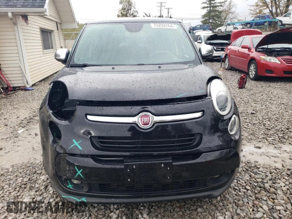 2014 FIAT 500L Lounge with VIN ZFBCFACH0EZ013324, listed as a Copart auction lot 75293764 with 73,597 mi miles and Salvage Title. Bid and sale history available at carsss.com. Image 5.