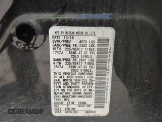 2017 Nissan Rogue S with VIN JN8AT2MV1HW003855, listed as a IAAI auction lot 42431901 with 98,400 mi miles and . Bid and sale history available at DreamBid. Image 9.