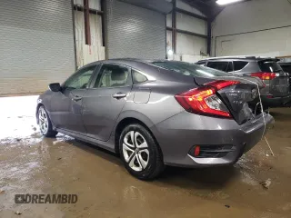 2016 Honda Civic Sedan LX with VIN 19XFC2F53GE027498, listed as a Copart auction lot 46607055 with 146,607 mi miles and Salvage Title. Bid and sale history available at carsss.com. Image 2.