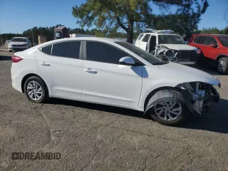 2017 Hyundai Elantra SE with VIN 5NPD74LF7HH149900, listed as a Copart auction lot 48954915 with 124,902 mi miles and Salvage Title. Bid and sale history available at DreamBid. Image 4.