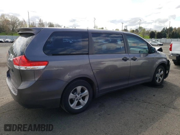 2011 Toyota Sienna with VIN 5TDZK3DC1BS024475, listed as a Copart auction lot 52935365 with 187,063 mi miles and Clean Title. Bid and sale history available at carsss.com. Image 3.
