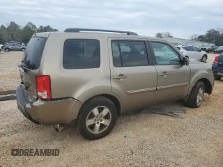 2011 Honda Pilot EX-L with VIN 5FNYF4H55BB066007, listed as a Copart auction lot 47126965 with 268,201 mi miles and Salvage Title. Bid and sale history available at carsss.com. Image 3.