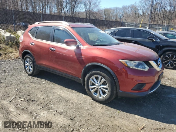 2016 Nissan Rogue SL with VIN 5N1AT2MV3GC890348, listed as a Copart auction lot 50826125 with 53,867 mi miles and Salvage Title. Bid and sale history available at DreamBid. Image 4.